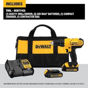 dewalt 20v max cordless drill review